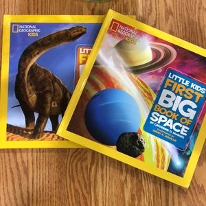 Excellent Condition! 2 National Geographic Kids Little kids first big books